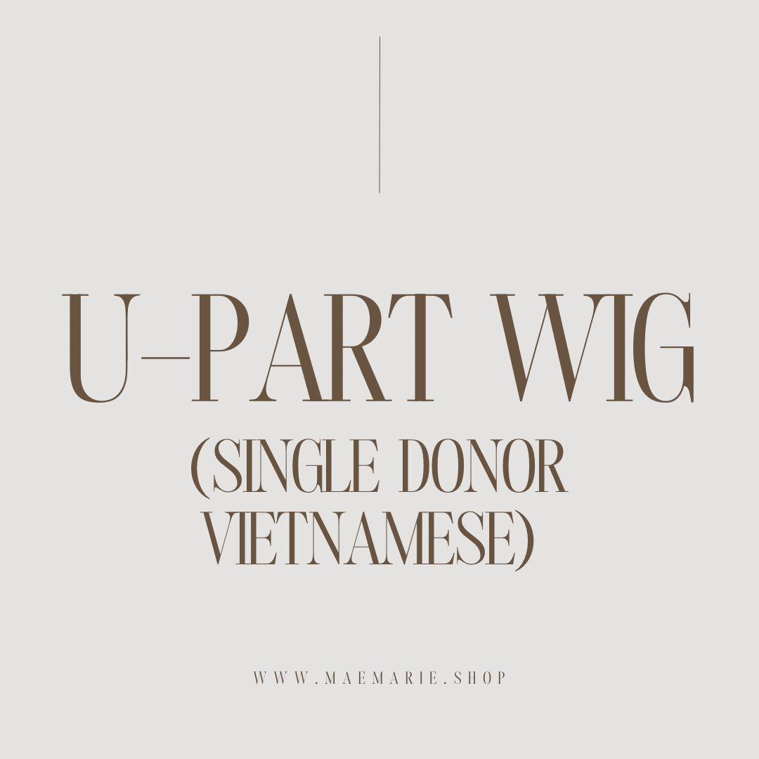 U-part wig (Single Donor Vietnamese)