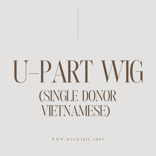 U-PART WIG (Single Donor Vietnamese)